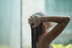 hot water